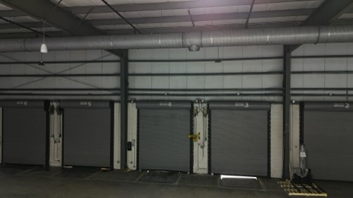 Clean diffuser and ductwork, wide view